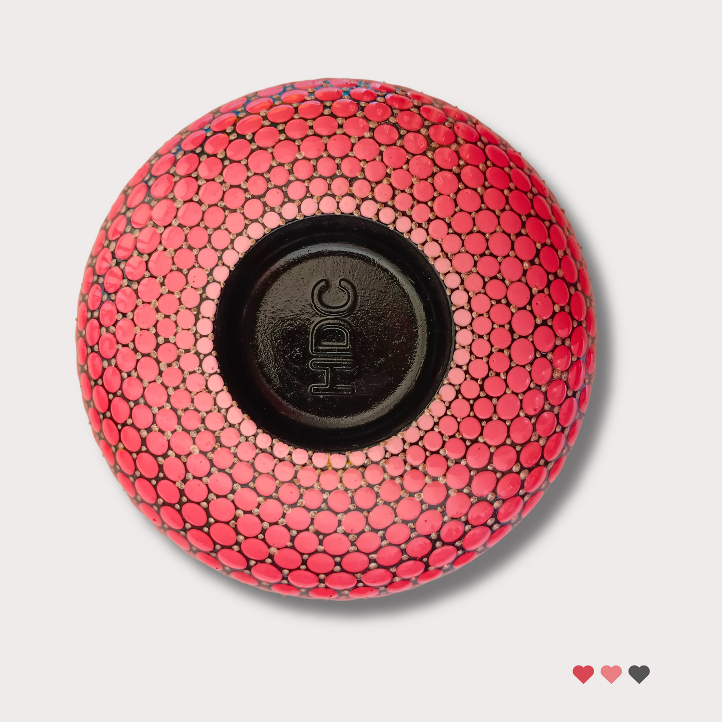 The Homely Habitat™ Handcrafted Concrete Tealight Candle Holder - Shades of Pink